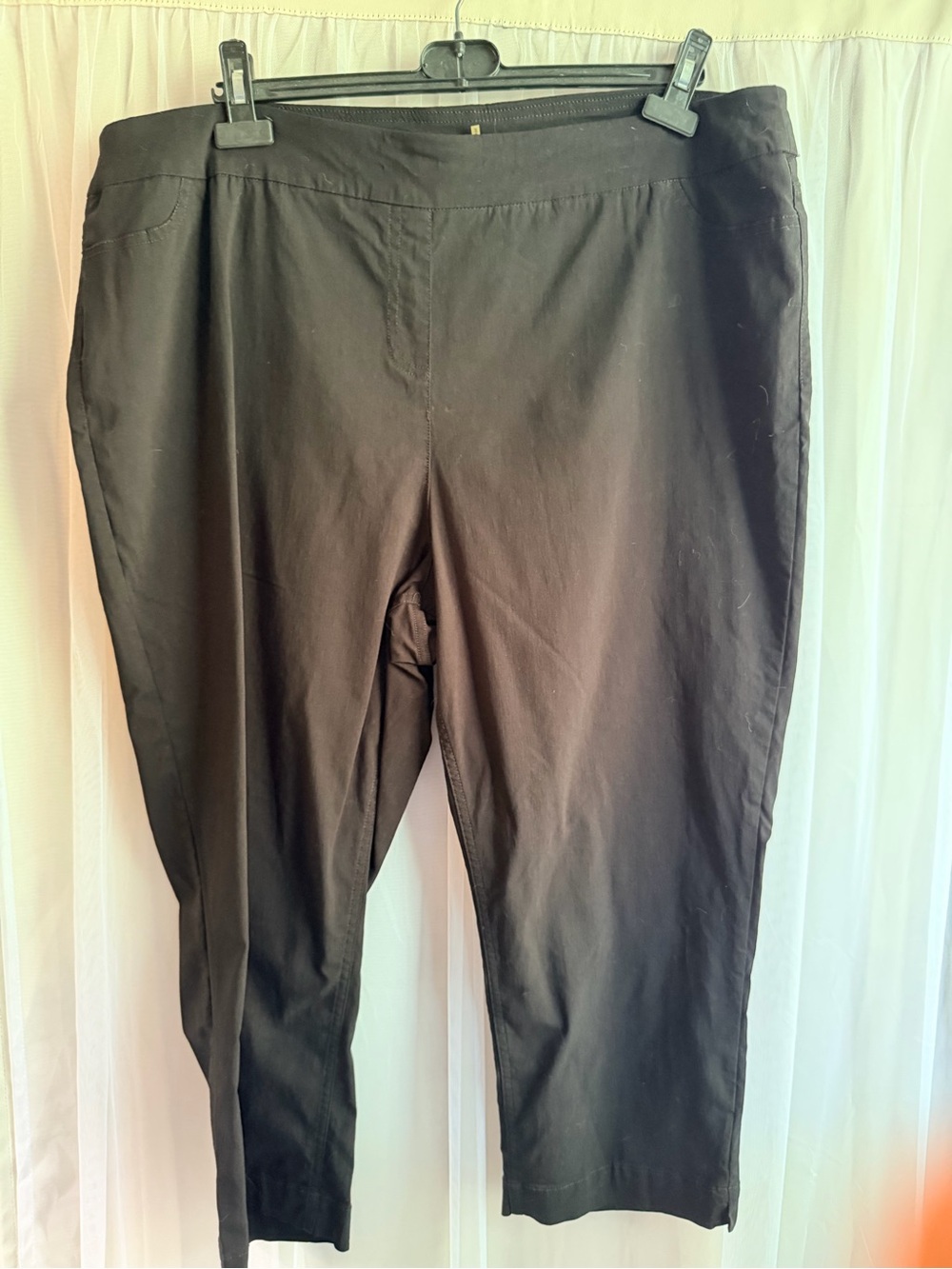 Soft Surroundings Black Stretch Chinos for Women’s 2X